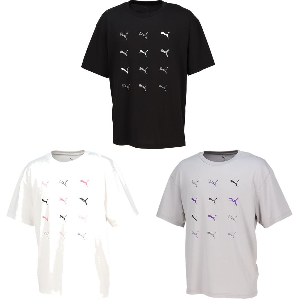 PUMABlack(01) PUMAWHITE(02) PUMAWHITE(63) メーカー希望小売価格はメーカーカタログに基づいて掲載しています。 COOL CELLテクノロジー搭載。接触すると冷感が得られる素材を使用しています。 商品説明 素材・材質：本体/コットン66%ナイロン34%、リブ/コットン70%ポリエステル30%原産国：中国 プーマ PUMA マルチSP ウェア マルチSPウェア ESS ELEVATED COOL スケッチ キャット Tシャツ 2026SS