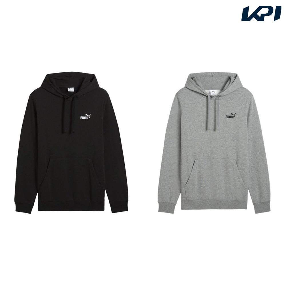 Black(01) MediumGrayHeather(03) メーカー希望小売価格はメーカーカタログに基づいて掲載しています。 ESSENTIALSコレクションより、コットンポリエステル素材のフーディースウェットです。左胸にプーマのNo....