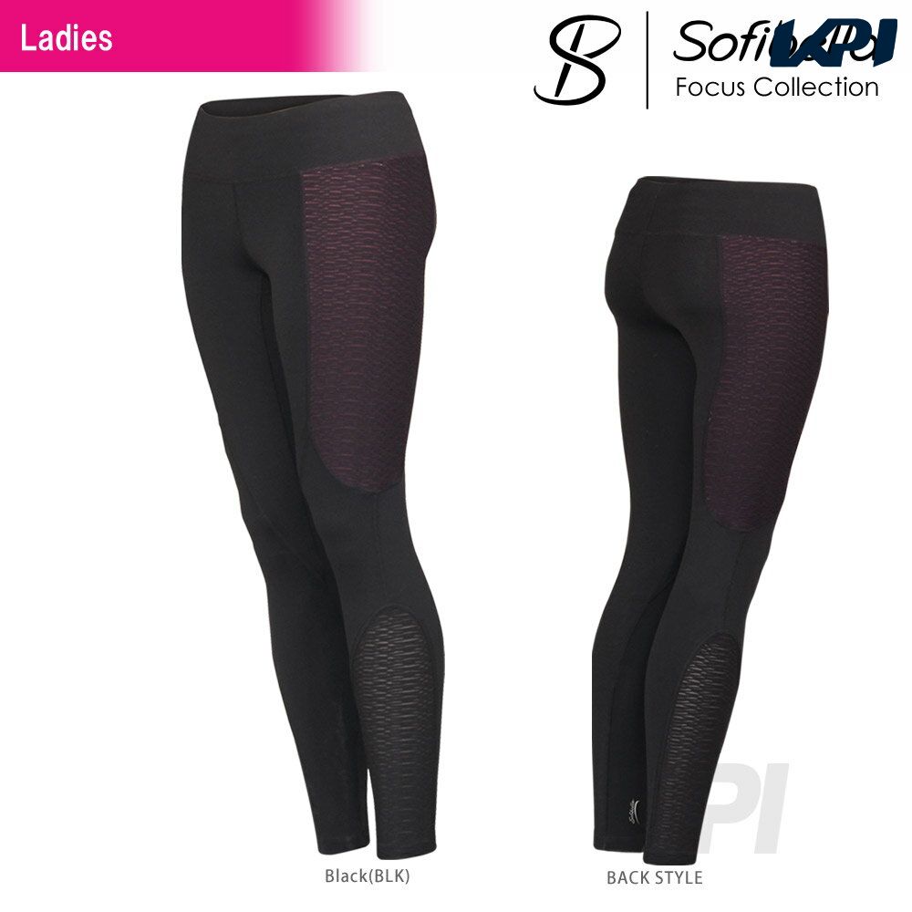 【全品10%OFFクーポン▼〜9/11 2時】『即日出荷』Sofibella（ソフィベラ）「Focus Collection(フォーカスコレクション)　Legging FO1496」テニスウェア「SSウェア」「あす楽対応」