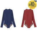 【10%OFFクーポン対象】スピード Speedo 水泳ウェア レディース PILE SUIT L/S SFW02482 2024FW
