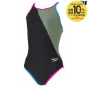 【10%OFFクーポン対象~7/20】スピード Speedo 水泳ウェア レディース ファンピースクローシェイターンズスーツ STW02303 2024FW