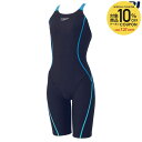 【10%OFFクーポン対象~7/20】スピード Speedo 水泳ウェア レディース PUSH UP TURNS KNEE STW12301-2024 2024FW