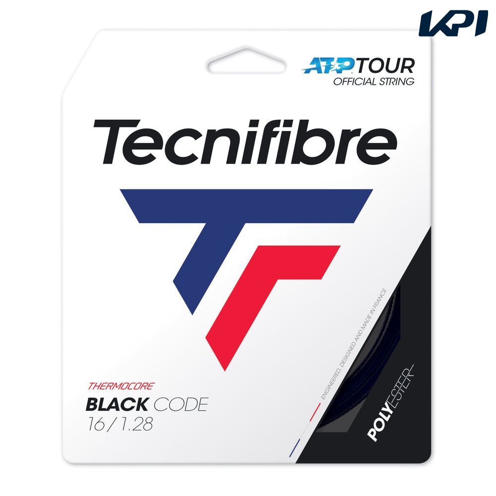 「あす楽対応」テクニファイバー Tecnifibre テニスガット・ストリング BLACK CODE （ブラックコード） 1.28mm TFG412 TFSG401『即日出荷』