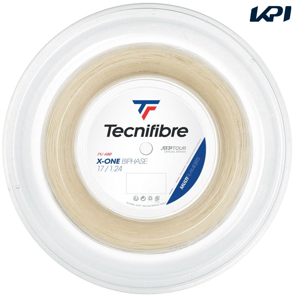 【全品10％OFFクーポン▼】「あす楽対応」テクニファイバー Tecnifibre テニスガット・ストリング X-ONE BIPHASE （エックスワンバイフェイズ） 1.24mm 200mロール TFR201 TFSR201 『即日出荷』