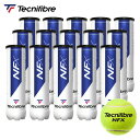 【全品10％OFFクーポン▼】【365日出荷】「あす楽対応」テクニファイバー Tecnifibre テニスボール NFX（エヌエフエックス）4個入 1箱（15缶/60球） TBA4NF1 『即日出荷』