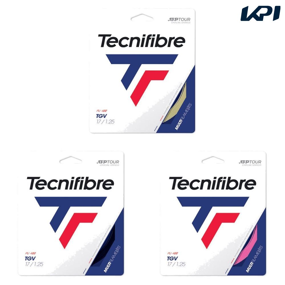 【全品10％OFFクーポン▼】「あす楽対応」テクニファイバー Tecnifibre テニスガット・ストリング TGV （ティージーブ…