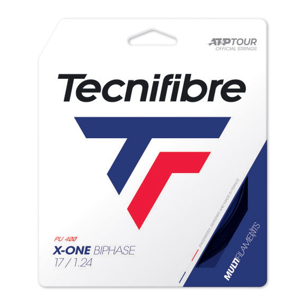 【店内最大2000円クーポン対象】テクニファイバー Tecnifibre テニスガット・ストリング X-ONE BIPHASE （エックスワンバイフェイズ） 1.24mm TFG201 [ポスト投函便対応]