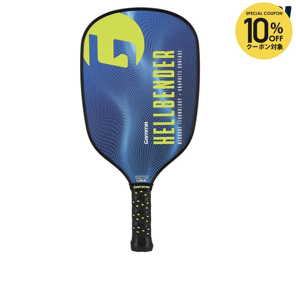 【全品10％OFFクーポン】ガンマ GAMMA ピックルボールパドル PICKLEBALL PADDLE HELLBENDER 1E805707