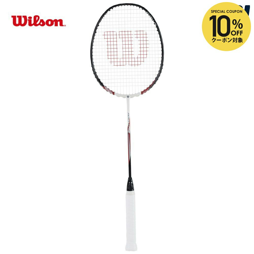 【10％OFFクーポン対象】『即日出荷』「ガット張り上げ済」ウイルソン Wilson バドミントンラケット FIERCE C PLUS フィアースCプラス レッドブラック RDBK WR011910S