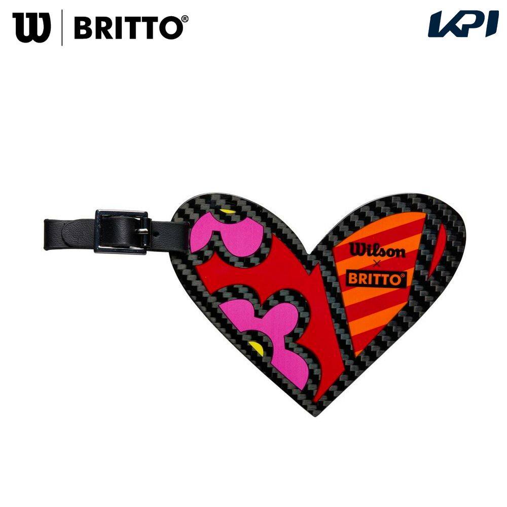 【全品10％OFFクーポン▼】「あす楽対応」ウイルソン Wilson テニスアクセサリー BRITTO BAG TAG ART(Heart) バッグタグ ハート ロメロ..