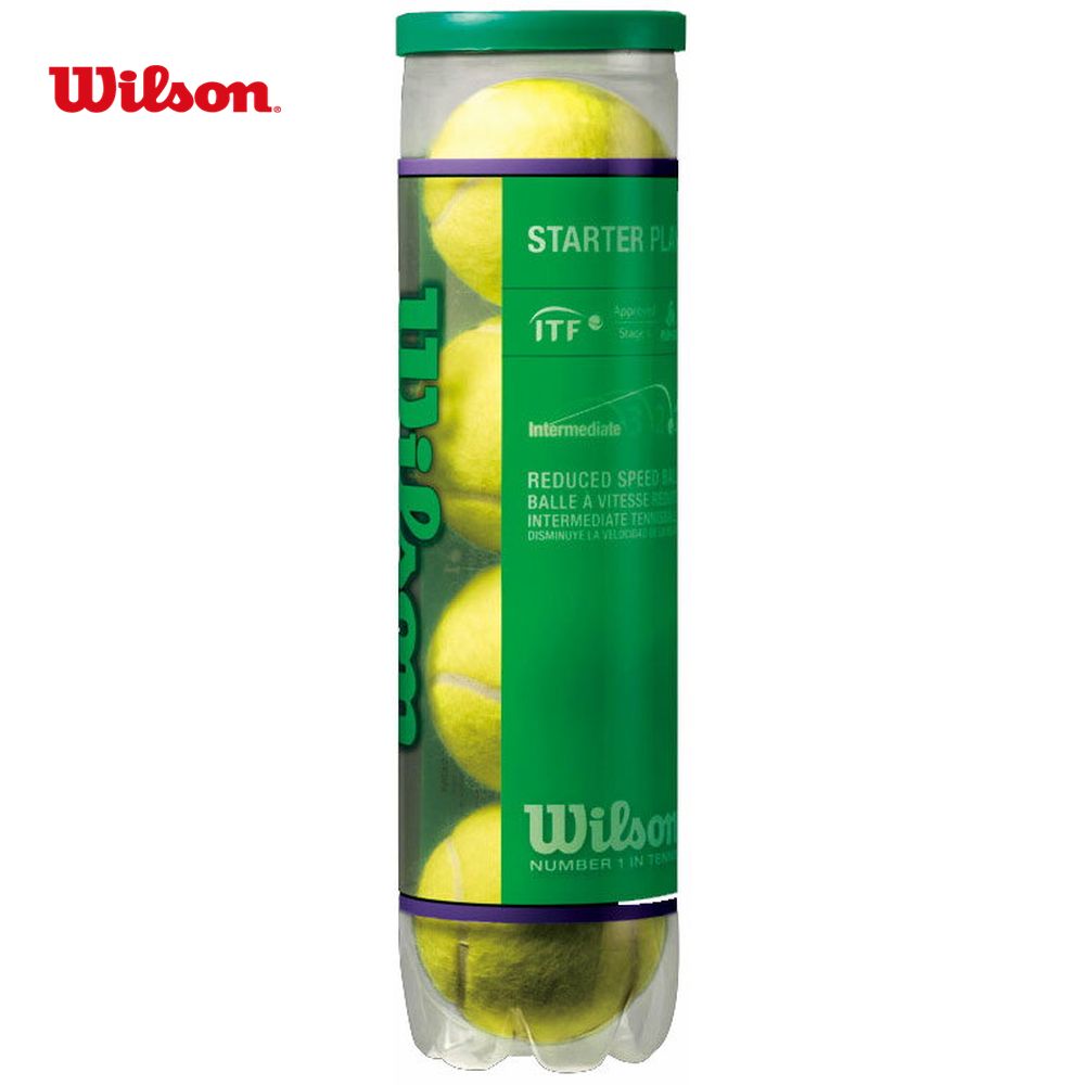 ボール Wilson（ウイルソン）「STARTER PLAY BALL（スターター・プレイ・ボール） WRT137400」ジュニアボール ステージ1 テニスボール