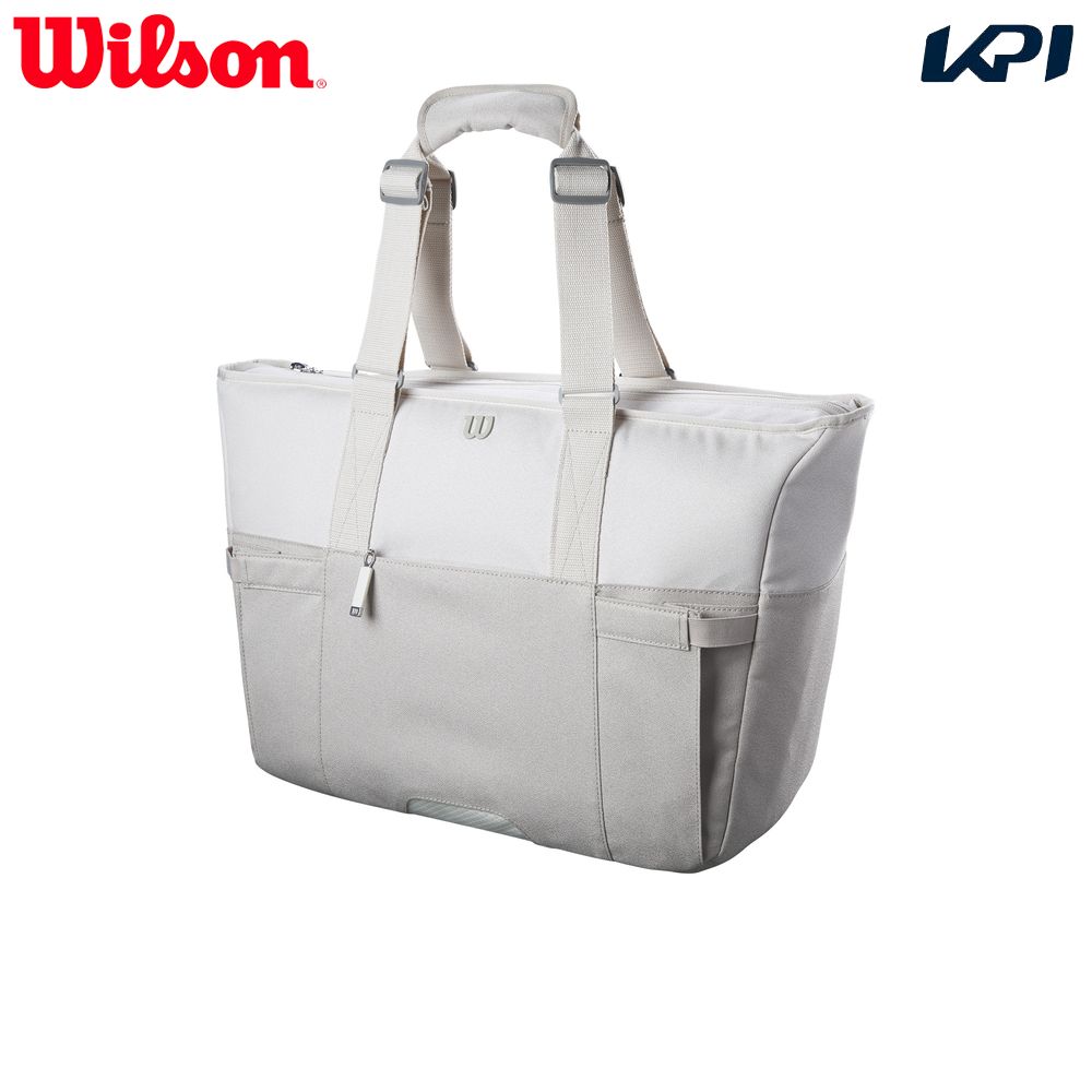 「あす楽対応」ウイルソン Wilson テニスバッグ ケース LIFESTYLE TOTE 2024 ライフスタイル トートバッグ クリーム WR8032602001『即日出荷』