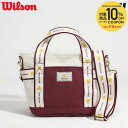 【10%OFFクーポン対象】ウイルソン Wilson テニスバッグ・ケース BEAR JPN COLLECTION MINI TOTE WINE ベアジャパンコ...