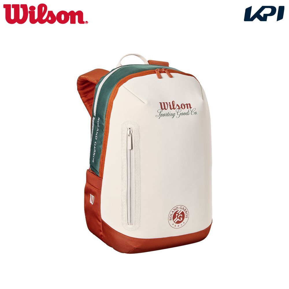 ウイルソン Wilson テニスバッグ・ケース ROLAND GARROS 2026 TENNIS BACKPACK Cream ローランギャロス バックパック WR8052601001