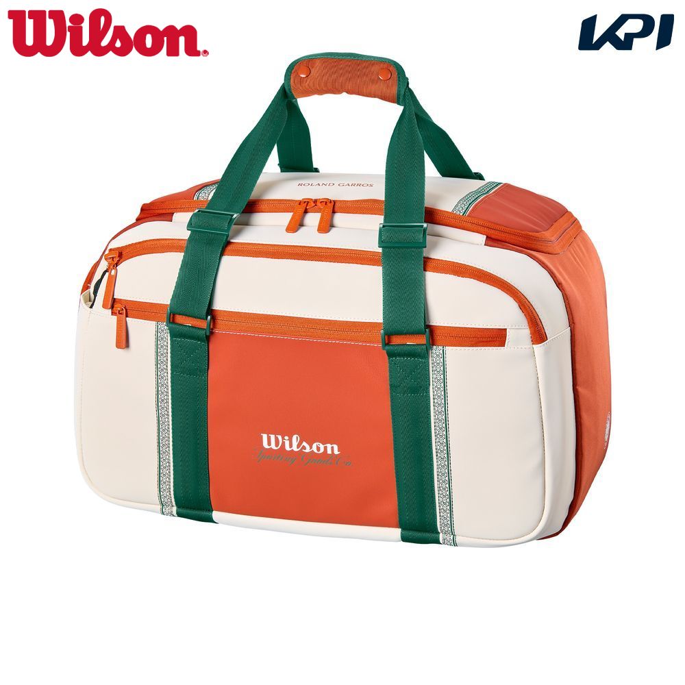 ウイルソン Wilson テニスバッグ・ケース ROLAND GARROS 2026 SMALL DUFFEL Cream/CL ローランギャロス ダッフルバッグ WR8052901001