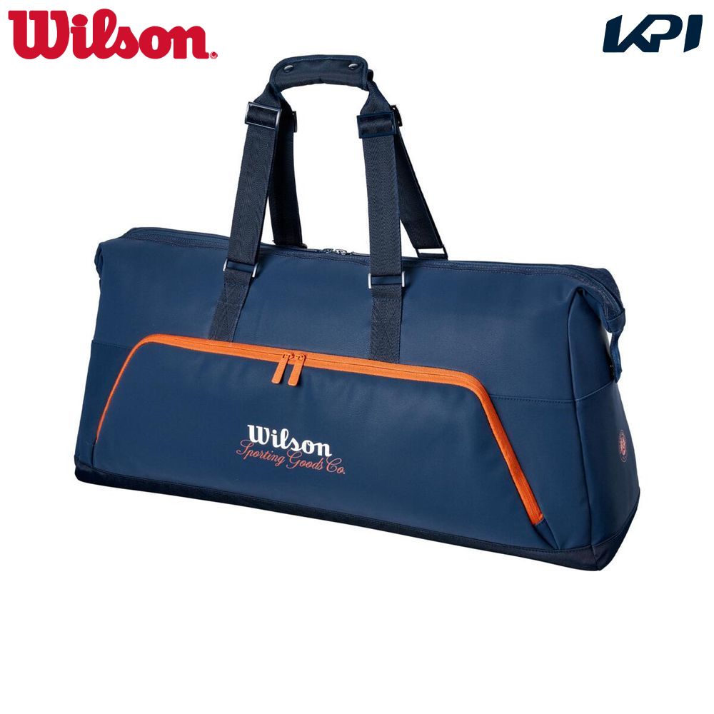 ウイルソン Wilson テニスバッグ・ケース ROLAND GARROS 2026 LARGE DUFFEL Navy/CLA ローランギャロス ダッフルバッグ WR8054101001