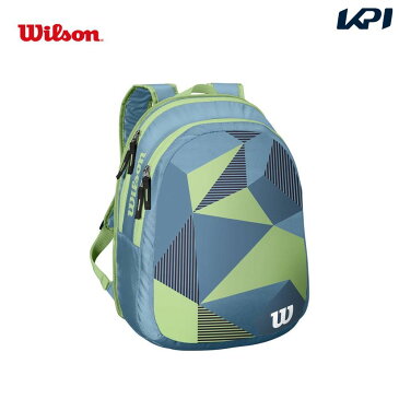 【全品10%OFFクーポン対象】「あす楽対応」ウイルソン Wilson テニスバッグ・ケース ジュニア JUNIOR BACKPACK Bl/Green WR8002902001 『即日出荷』