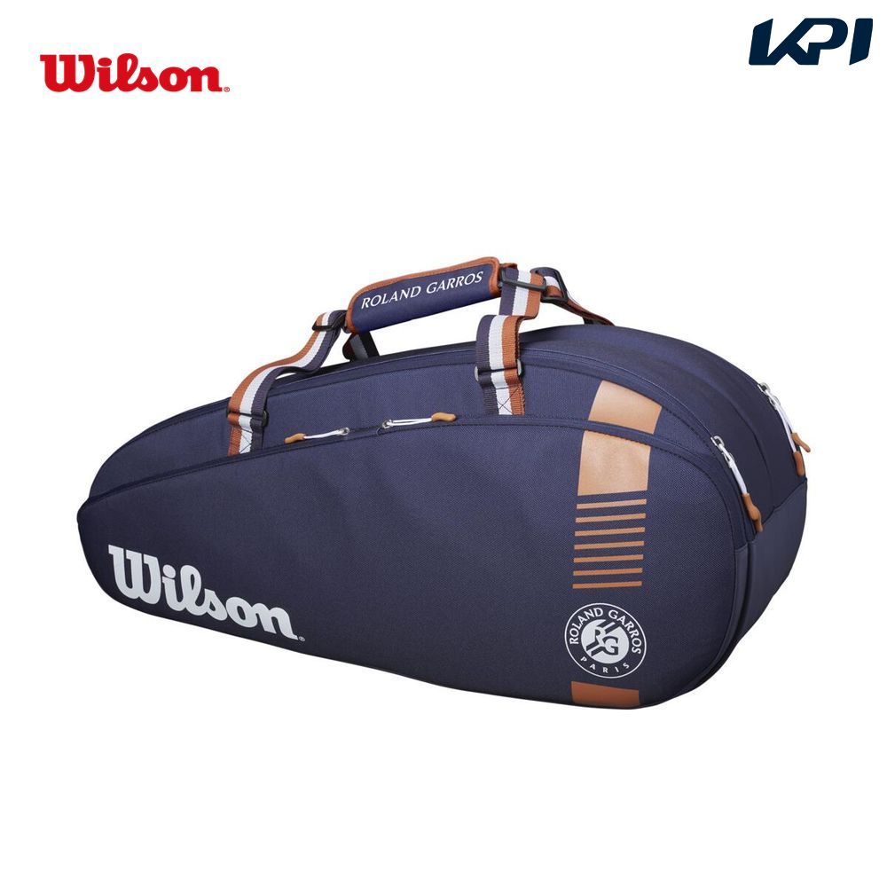 【全品10％OFFクーポン▼】「あす楽対応」ウイルソン Wilson テニスバッグ・ケース ROLAND GARROS TEAM 6 PACK ローランギャロス ラケットバッグ チーム 6本収納 WR8006701001『即日出荷』