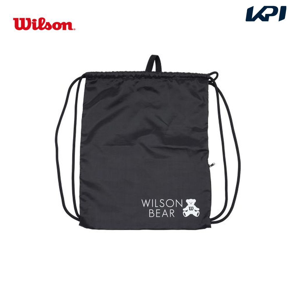 ウイルソン Wilson テニスバッグ・バドミントンバッグ・ケース ONE BEAR CINCH BAG BLACK ナップサック WR8008501001