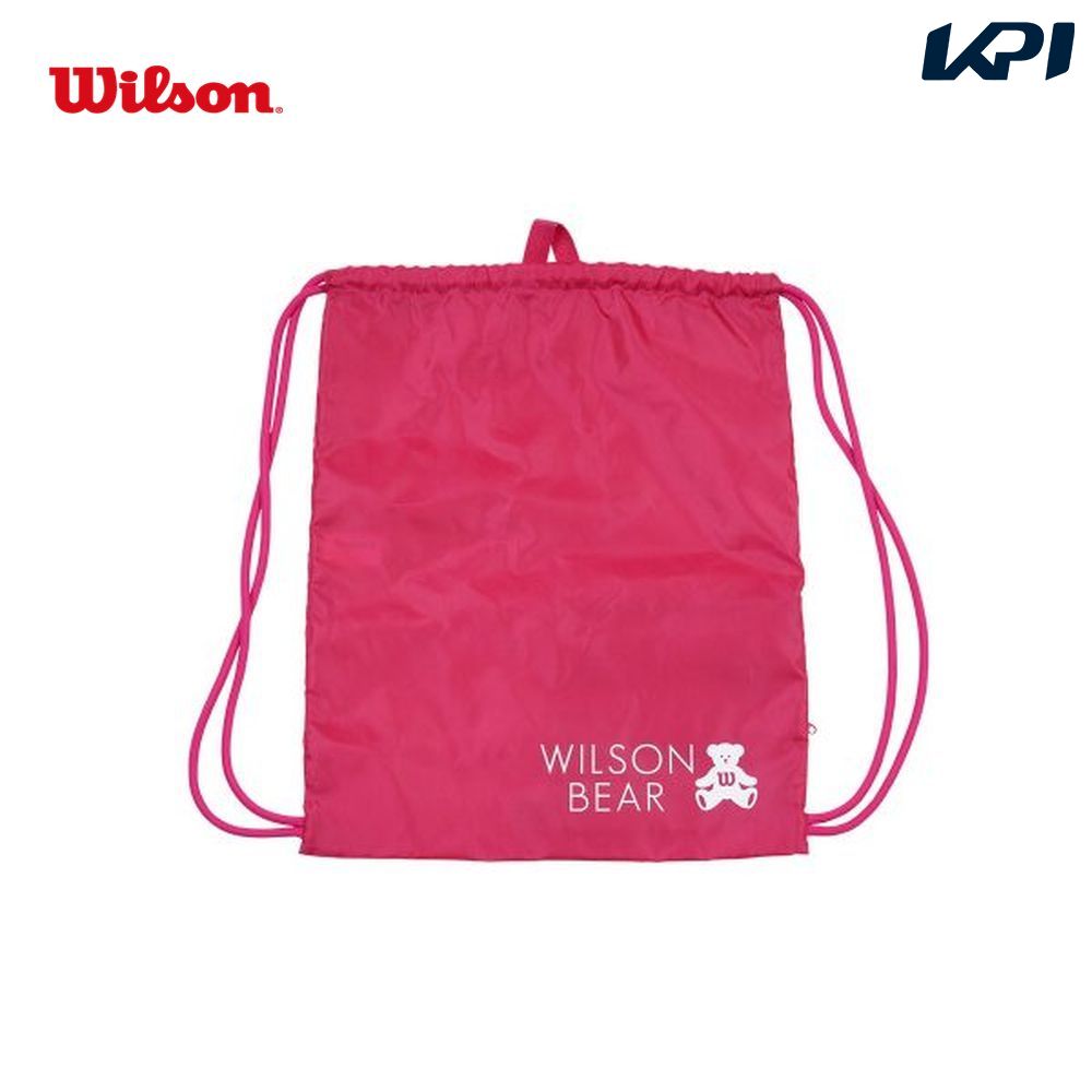 ウイルソン Wilson テニスバッグ・バドミントンバッグ・ケース ONE BEAR CINCH BAG PINK ナップサック WR8008503001