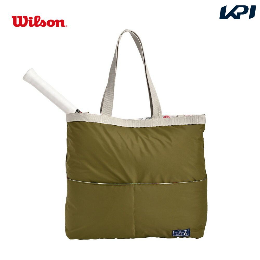 【全品10％OFFクーポン▼】「あす楽対応」ウイルソン Wilson テニスバッグ・ケース ONE BEAR TOTE トートバッグ オリーブグリーン WR8015303001『即日出荷』