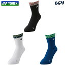 ヨネックス YONEX テニスウェア メンズ メンズハーフソックス 19243Y 受注会限定モデル 2025SS 5月下旬発売予定※予約
