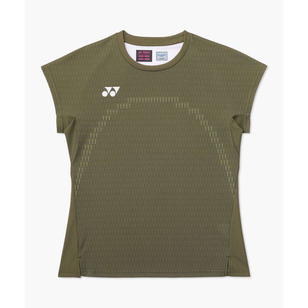 YONEX テニスウェア Tシャツ スカートセット JP M グリーン 楽天市場】ヨネックス（カラーカーキグリーン）（レディースウェア