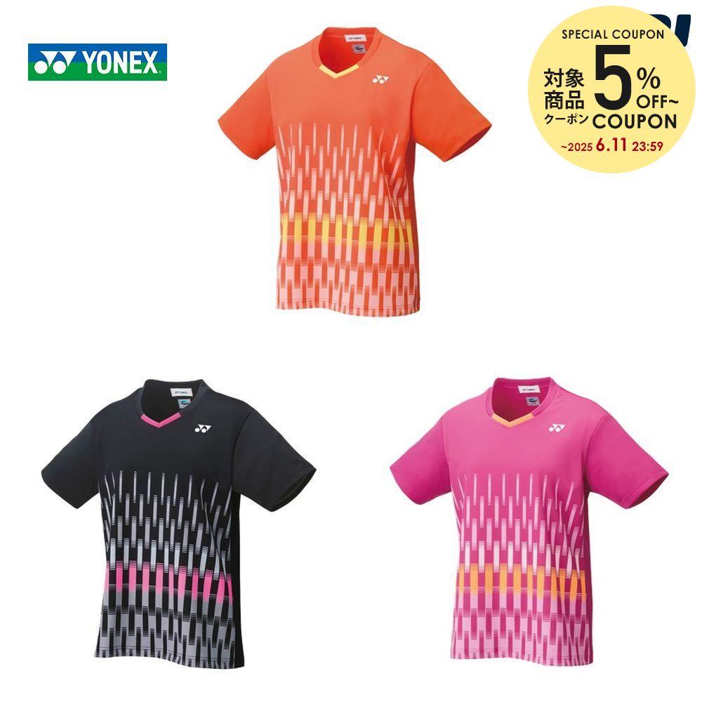 【全品10％OFFクーポン▼〜8/27】「あす楽対応」ヨネックス YONEX テニスウェア レディース ゲームシャツ（レギュラー） 20554 SSウェア 『即日出荷』のサムネイル