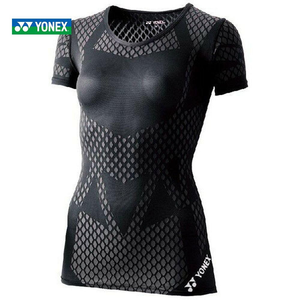 「あす楽対応」YONEX（ヨネックス）「STB ATHLETE Ladies レディース Uネック半袖シャツ STB-A1506」ウェア 『即日出荷』