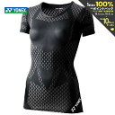 「あす楽対応」YONEX（ヨネックス）「STB ATHLETE Ladies レディース Uネック半袖シャツ STB-A1506」ウェア 『即日出荷』