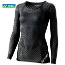 【全品10％OFFクーポン▼】「あす楽対応」YONEX（ヨネックス）「STB ATHLETE Ladies レディース Uネック長袖シャツ STB-A1507」ウェア 『即日出荷』 その1