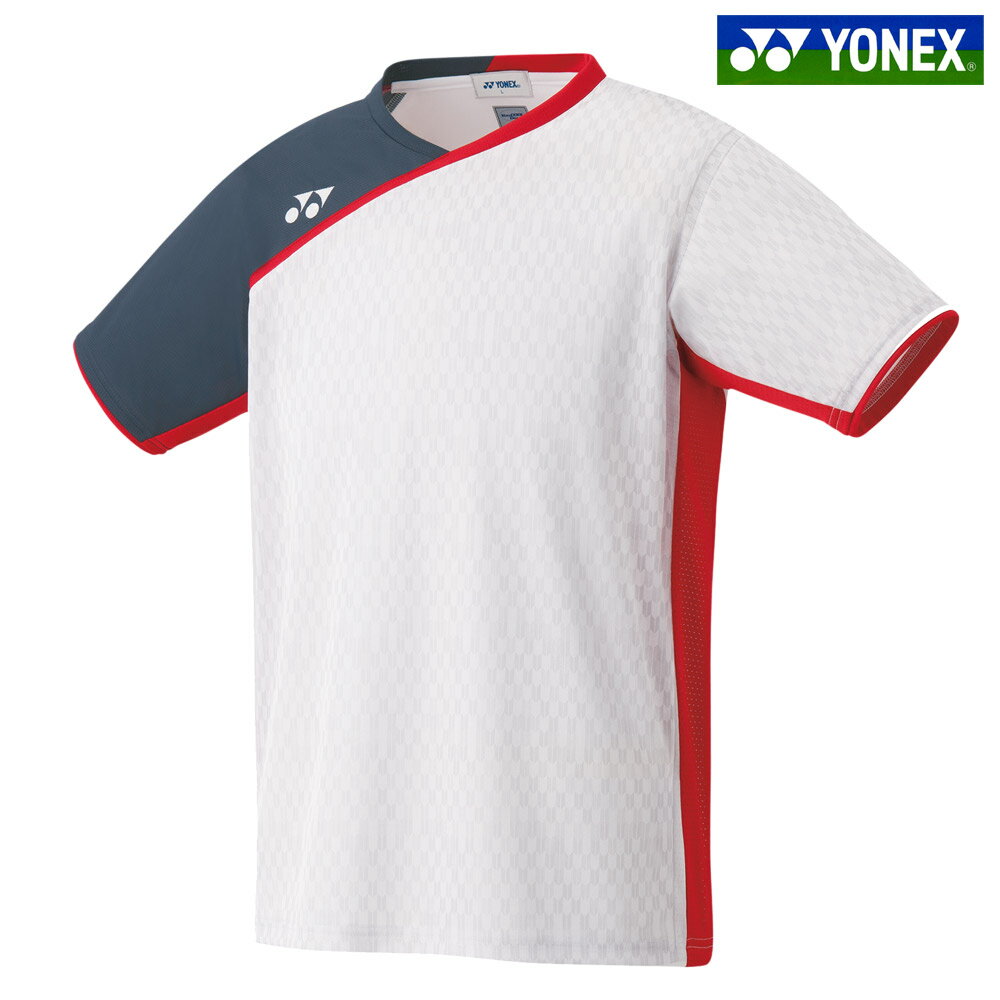 【全品10%OFFクーポン▼〜9/5】「あす楽対応」ヨネックス YONEX バドミントンウェア メンズ ゲームシャツ(フィットスタイル) 10260 バドミントン日本代表チームモデル 2018FW 夏用 冷感『即日出荷』