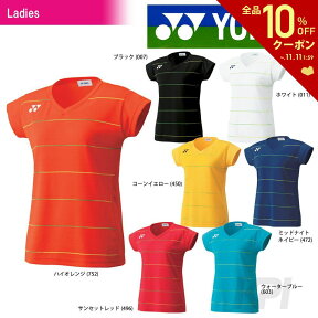 【全品10％OFFクーポン▼】【均一セール】「あす楽対応」YONEX(ヨネックス)「Ladies レディース フィットシャツ 20327」ウェア「FW」【KPI】『即日出荷』