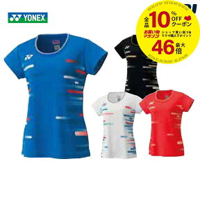 【全品10％OFFクーポン▼】「あす楽対応」ヨネックス YONEX バドミントンウェア レディース ゲームシャツ 日本代表選手大会着用ウェア 20466 2019SS『即日出荷』