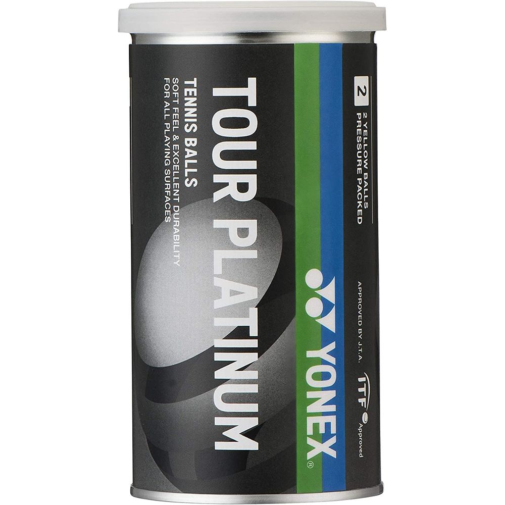 【365日出荷】「あす楽対応」ヨネックス YONEX テニスボール ツアープラチナム(2個入り)1缶 TB-TPL2 『即日出荷』のサムネイル