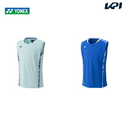 【全品10％OFFクーポン▼】「ポスト投函便で送料無料」ヨネックス YONEX テニスウェア ジュニア ゲームシャツ（ノースリーブ） 10477J 2022SS