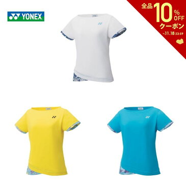 【全品10％OFFクーポン対象】ポスト投函便【送料無料】ヨネックス YONEX テニスウェア ジュニア ゲームシャツ 20502J 2019FW [ポスト投函便対応] 夏用 冷感