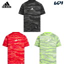 アディダス adidas マルチSPウェア ボーイズ キッズ エッセンシャルズ カモ総柄プリント半袖Tシャツ KCE62 2025SS(4)