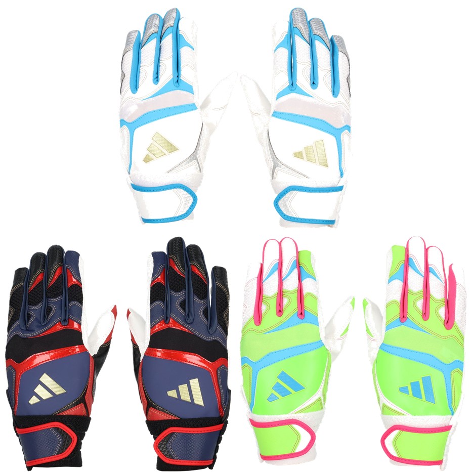 ADIDAS - アディダス adidas 野球手袋・グローブ ジュニア 41 バッティンググラブ JUNIOR LBG904A