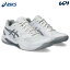 アシックス asics テニスシューズ レディース ゲルデディケイト 8 スタンダード GEL-DEDICATE 8 STANDARD オールコート用 1042A237-101「エントリーでMISSION商品プレゼント」