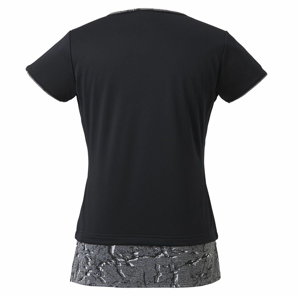 【エントリーでポイント10倍▲〜2/1 9:59】「あす楽対応」バボラ Babolat テニスウェア レディース SHORT SLEEVE SHIRT 半袖シャツ BTWQJA02 2020FW [ポスト投函便対応] 『即日出荷』