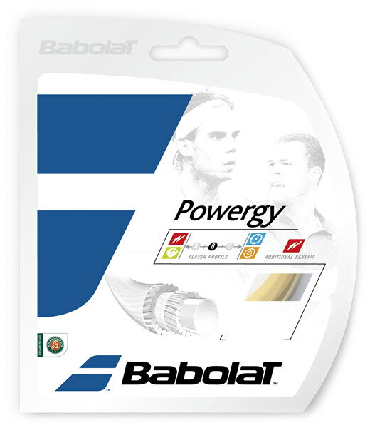 「あす楽対応」 BabolaT（バボラ）「POWERGY（パワジー）130 BA241116」硬式テニスストリング（ガット）[ネコポス可]『即日出荷』