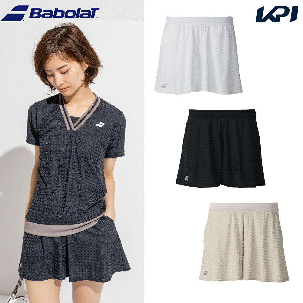 WH00(101) BG00(137) BK00(105) メーカー希望小売価格はメーカーカタログに基づいて掲載しています。 ジャガード素材採用でソフトな着用感を実現したキュロットパンツ。 商品説明 素材：JACQUARD / POLYESTER KNIT：MADE IN CHINA：吸水速乾・UV・ソフトタッチ：ITF / JTA：日本バドミントン協会検定審査〈申請〉品番 バボラ Babolat バドミントン ウェア バドミントンウェア PLAY SHORT PANTS ショートパンツ　キュロット 2026FW 2026新製品 　サイズ表はこちら