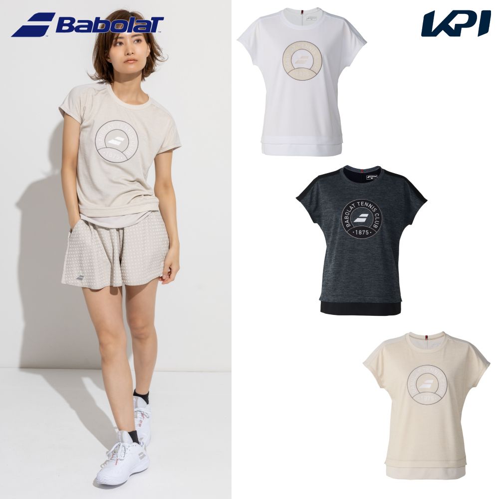 WH00(101) BG00(137) BK00(105) メーカー希望小売価格はメーカーカタログに基づいて掲載しています。 アップリケが特徴的なルーズフィットシルエットプラクティスシャツ。 汗染み対策素材採用。 商品説明 素材：MELANGE TECH KNIT：MADE IN CHINA：吸水速乾・UV・汗染み対策：LOOSE FIT バボラ Babolat バドミントン ウェア バドミントンウェア PLAY SHORT SLEEVE SHIRT ショートスリーブシャツ 2026FW 2026新製品 　サイズ表はこちら