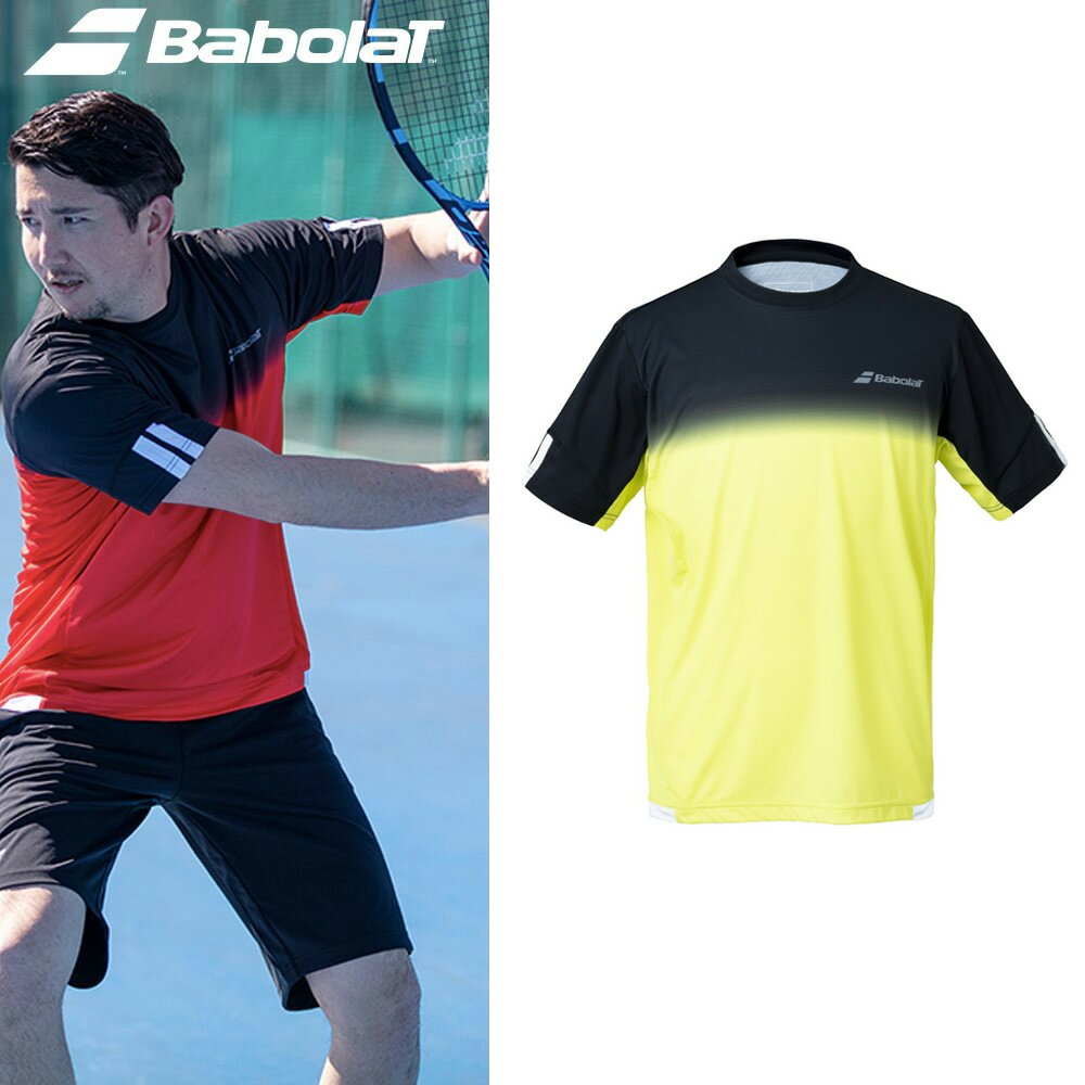 ֤бץХܥ Babolat ƥ˥  CLUB SHORT SLEEVE SHIRT 硼ȥ꡼֥ BUG1310C 2021SS¨в١