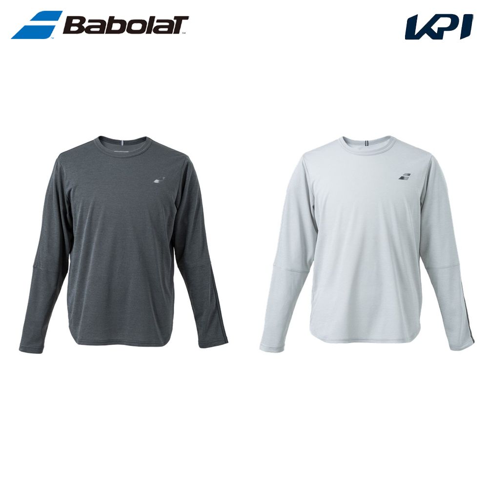 バボラ Babolat テニスウェア ユニセックス VS LONG SLEEVE SHIRT 長袖Tシャツ BUP4500 2024SS