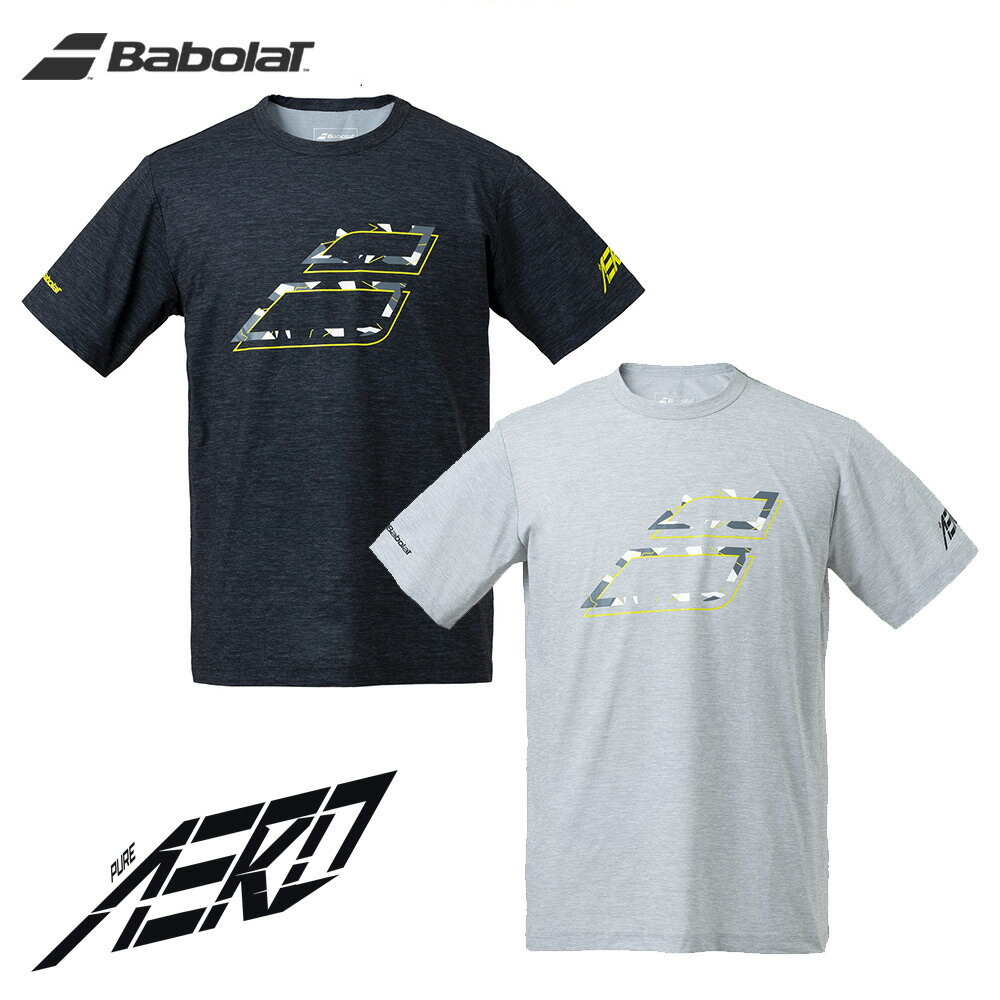 「あす楽対応」バボラ Babolat テニスウェア メンズ ピュアアエロ ショートスリーブシャツ PURE AERO SHORT SLEEVE SHIRT BUP2565C 2022FW『即日出荷』