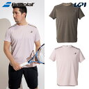 バボラ Babolat テニスウェア ユニセックス VS SHORT SLEEVE SHIRT ゲームシャツ 半袖シャツ BUP5551 2025FW 7月下旬発売予定※予約
