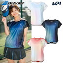 バボラ Babolat テニスウェア レディース PURE SHORT SLEEVE SHIRT ピュア ショートスリーブシャツ ゲームシャツ 半袖シャツ BWG5377 2025FW