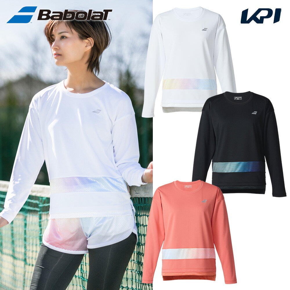 バボラ Babolat テニスウェア レディース PURE LONG SLEEVE SHIRT ロングスリーブシャツ BWP5577 2025FW
